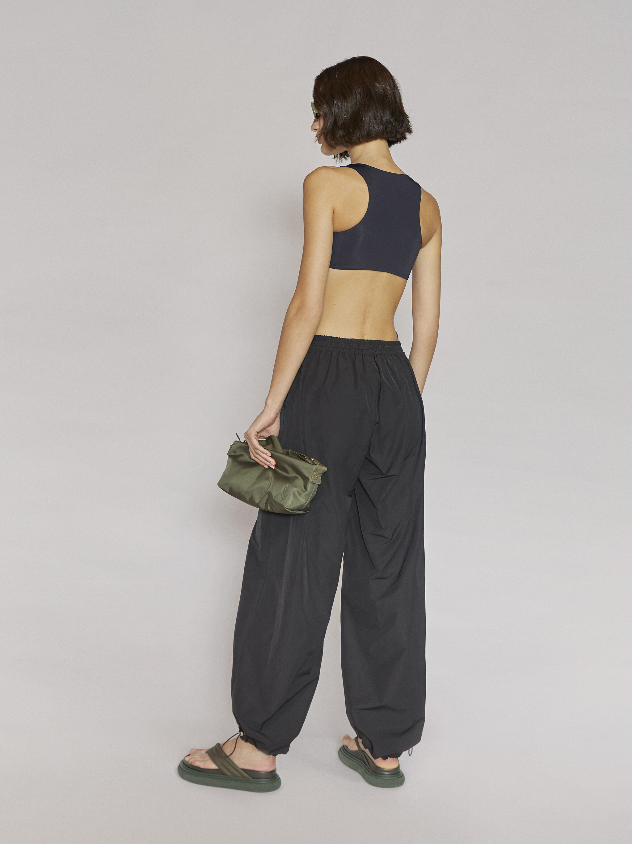 The Attico Life At Large The Attico Exclusive Capsule Collection Elon Black Pants