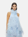 THE ATTICO ''Josephine'' ice mini dress  227WCA142H132042