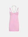 THE ATTICO ''Coco'' sugar pink mini dress  231WCA191V058432
