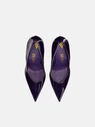 THE ATTICO ''Cheope'' electric blue and gold pump Electric Purple/Gold 241WS509L002H696