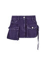 THE ATTICO ''Fay'' purple mini skirt PURPLE 236WCS136D059035