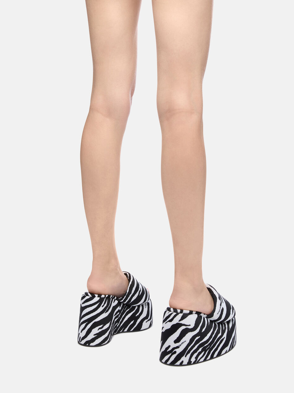 THE ATTICO ''Mochi'' white and black flatform WHITE/BLACK 260WSH00905PAA116PR020