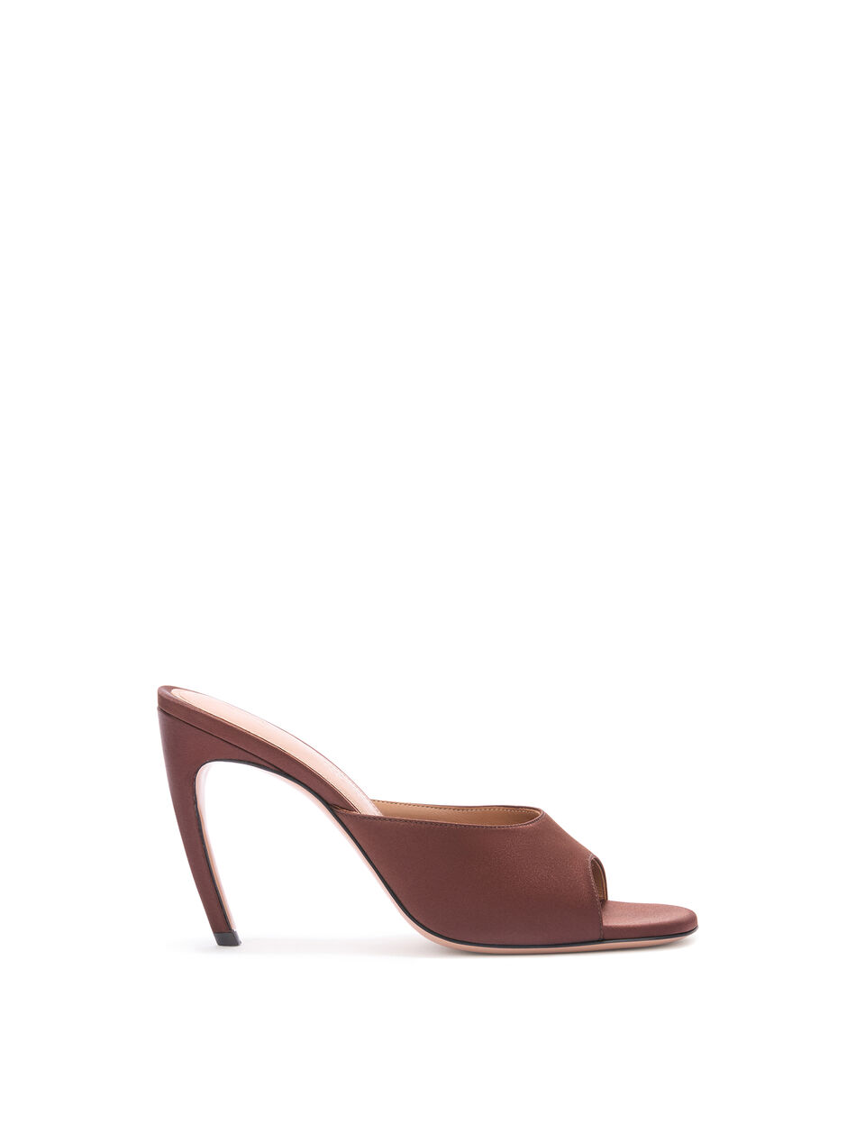 THE ATTICO ''Betta'' mule dark brown DARK BROWN 260WSH00886EEE106AA204