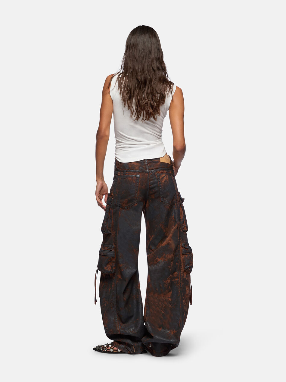 THE ATTICO "Fern" Grey and rust long pant Grey/rust SPEWCP180C106829