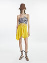 THE ATTICO Sunny yellow mini skirt