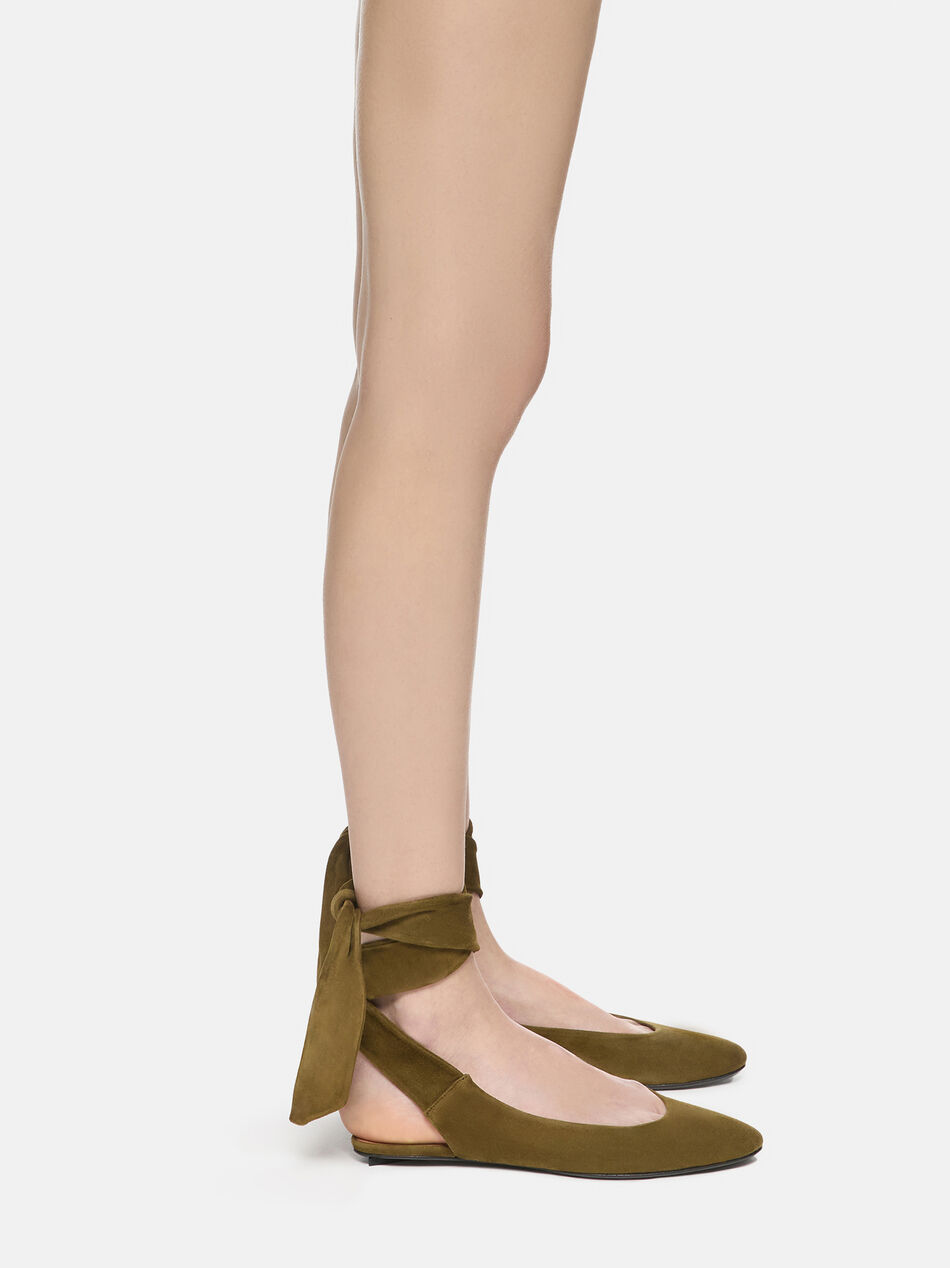 THE ATTICO ''Cloe'' military green ballerina Military green 251WSH00793LBT007AA828