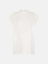 THE ATTICO ''Laurie'' white t-shirt  232WCT182J024001