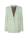 THE ATTICO ''Bianca'' sage green blazer