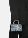 THE ATTICO ''Friday'' blue denim mini handbag Blue denim 241WAH02L091661