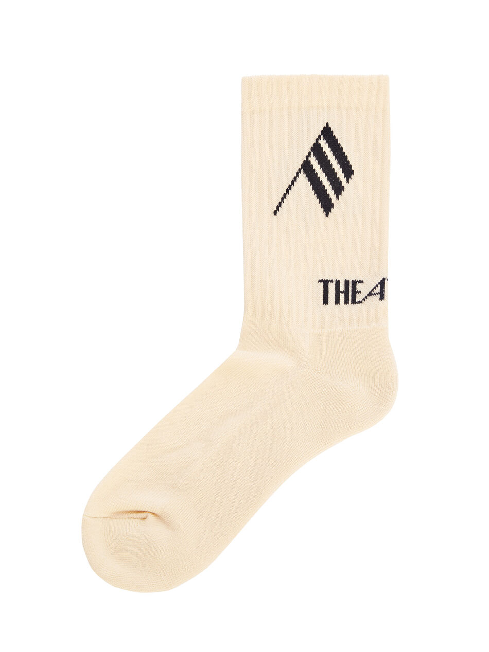 THE ATTICO Sahara bicolor sponge short socks SAHARA 212WAK01C030199