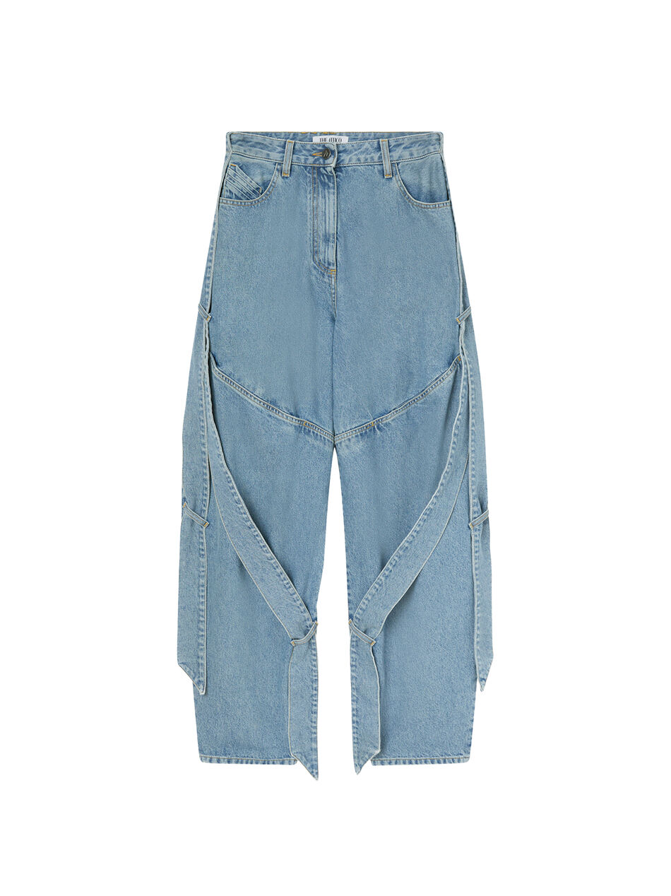 THE ATTICO Sky blue long pant SKY BLUE 260WCP00279DDD116AA024