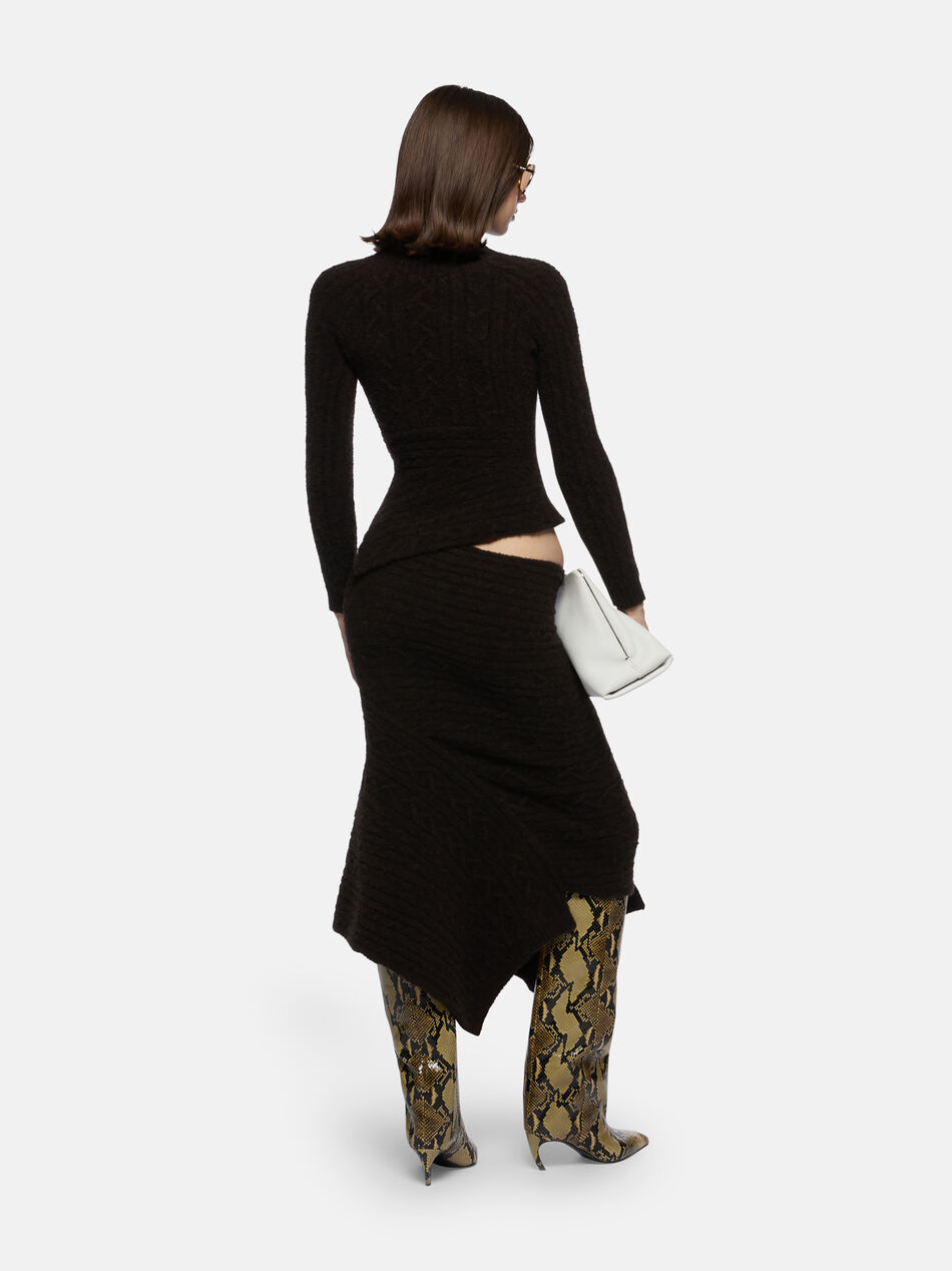 THE ATTICO Brown sweater BROWN 251WCK00119KWW001AA064