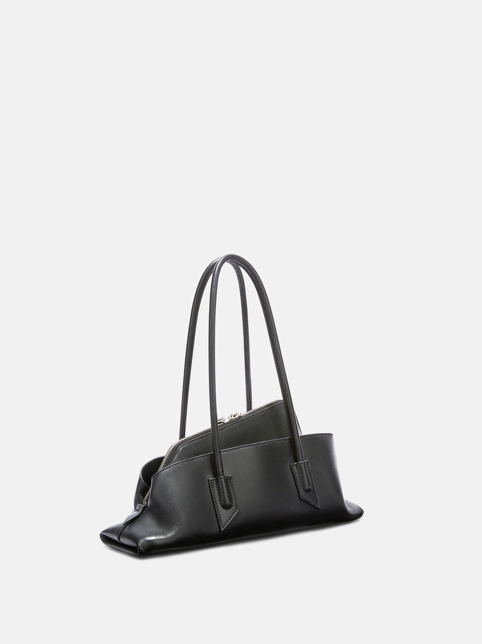 THE ATTICO ''La Passeggiata Small'' black top handle Black 250WAH00058LBT019AA100