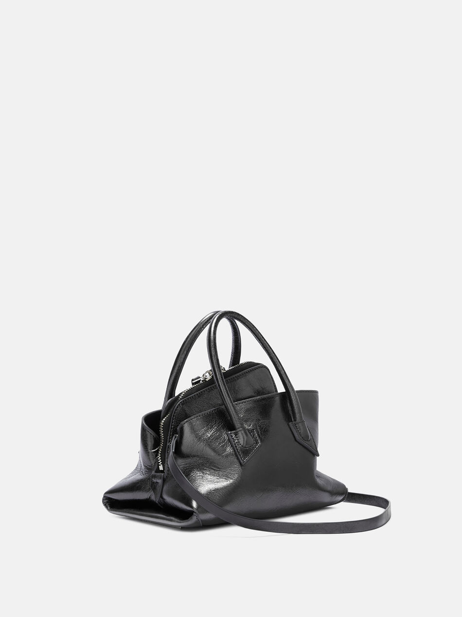 THE ATTICO ''La Passeggiata Mini'' dark grey top handle DARK GREY 260WAH00063LBT070AA233