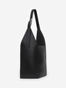 THE ATTICO "12PM" black shoulder bag  221WAH07L019100