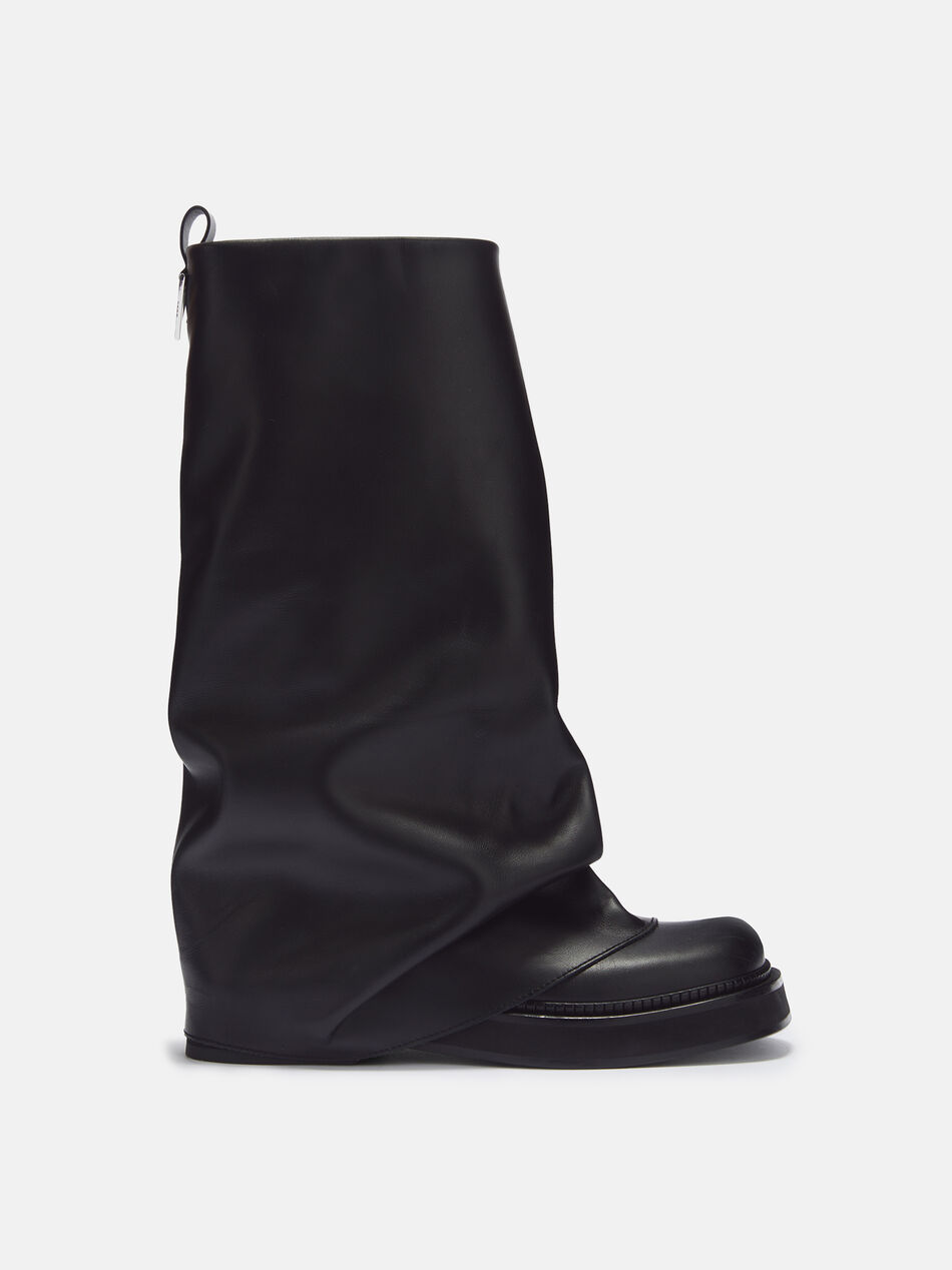 THE ATTICO ''Robin'' black combat boot Black 241WSH00798LBT019AA100