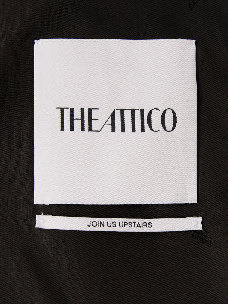 Shop Attico ''bianca'' Emerald Blazer