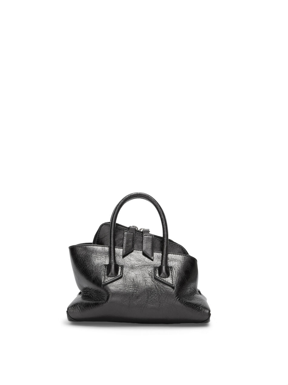 THE ATTICO ''La Passeggiata Mini'' dark grey top handle DARK GREY 260WAH00063LBT070AA233