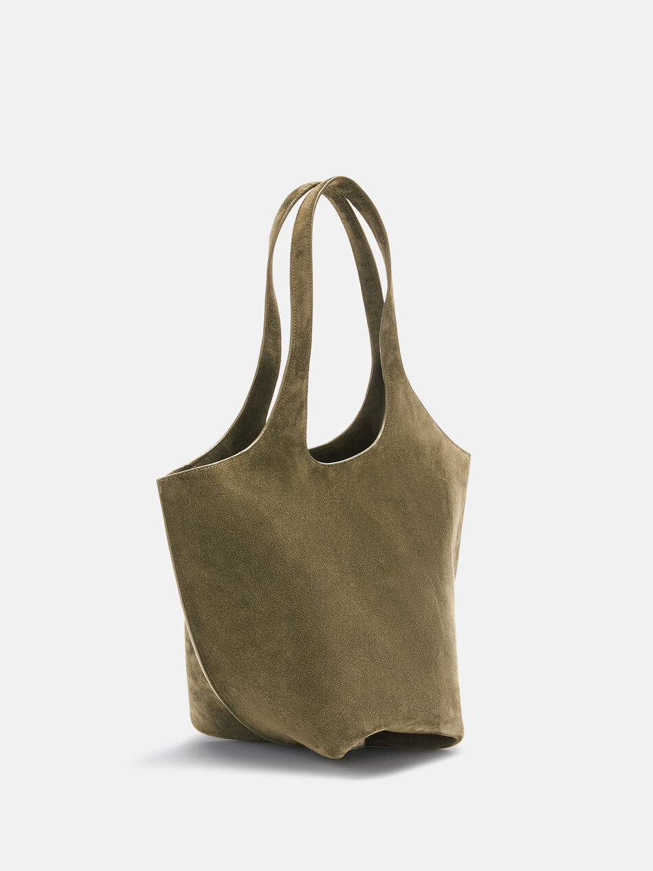 THE ATTICO ''La Scoop'' military green shoulder bag Military green 260WAH00062LBT007AA828