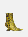 THE ATTICO ''Cheope'' fluo yellow ankle boot Fluo yellow 236WS712EL003153