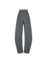 THE ATTICO ''Gary'' grey and white long pants  231WCP102E067427