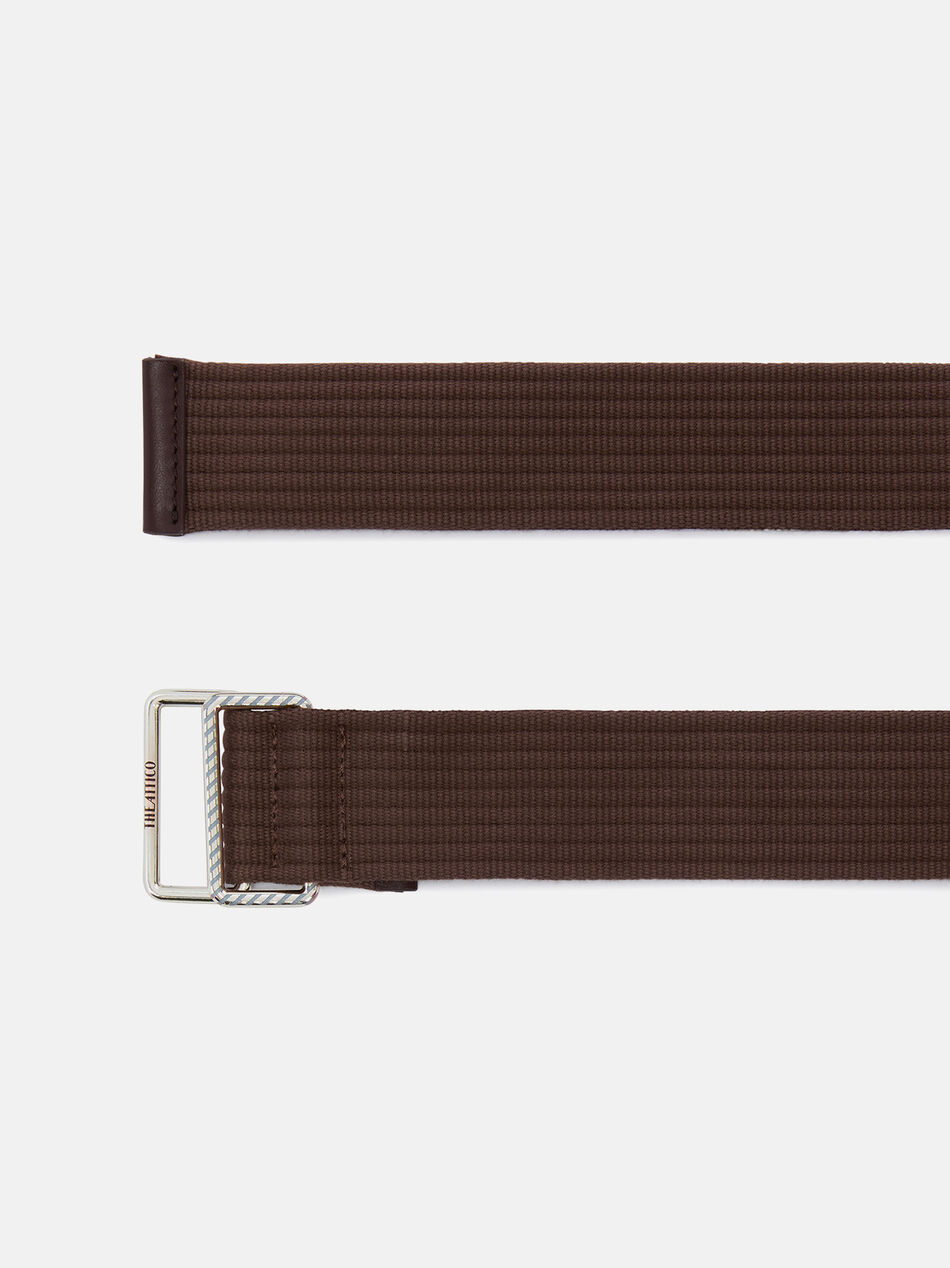 THE ATTICO Dark brown belt DARK BROWN 260WKE00030RIB005AA204