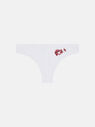THE ATTICO Underwear white and burgundy White/Burgundy SPEWAB000099J050P821