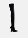 THE ATTICO ''Cheope'' black thigh high boot