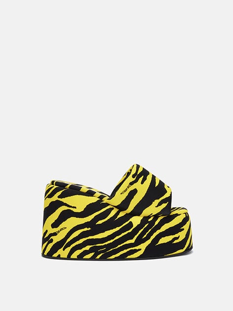 THE ATTICO ''Mochi'' black and yellow flatform BLACK/YELLOW 260WSH00905PAA116PR166