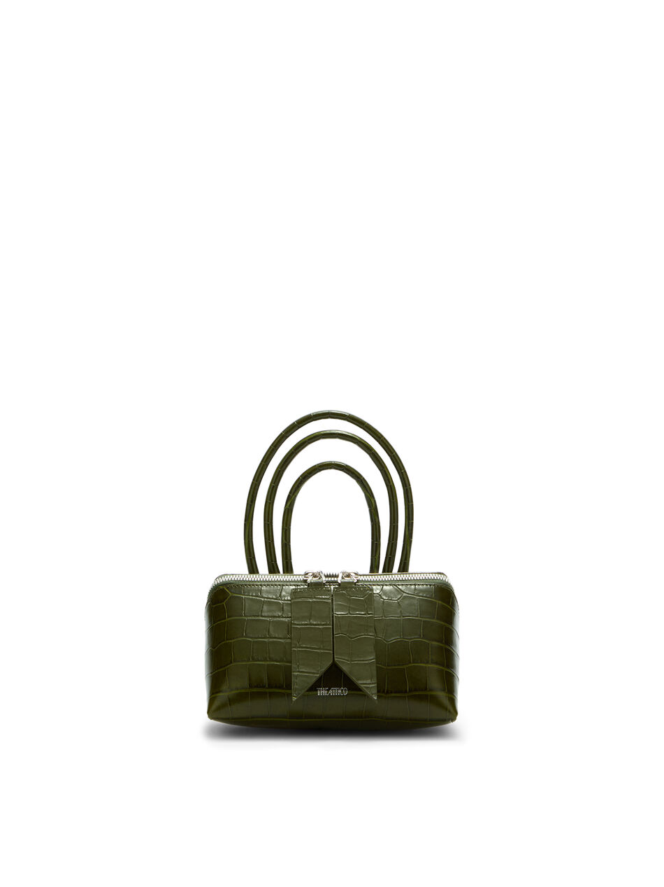 THE ATTICO ''Friday'' dark green mini bag DARK GREEN 260WAH00060LBT021PR129