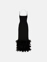 THE ATTICO Black midi dress Black 241WCM106RY02F100