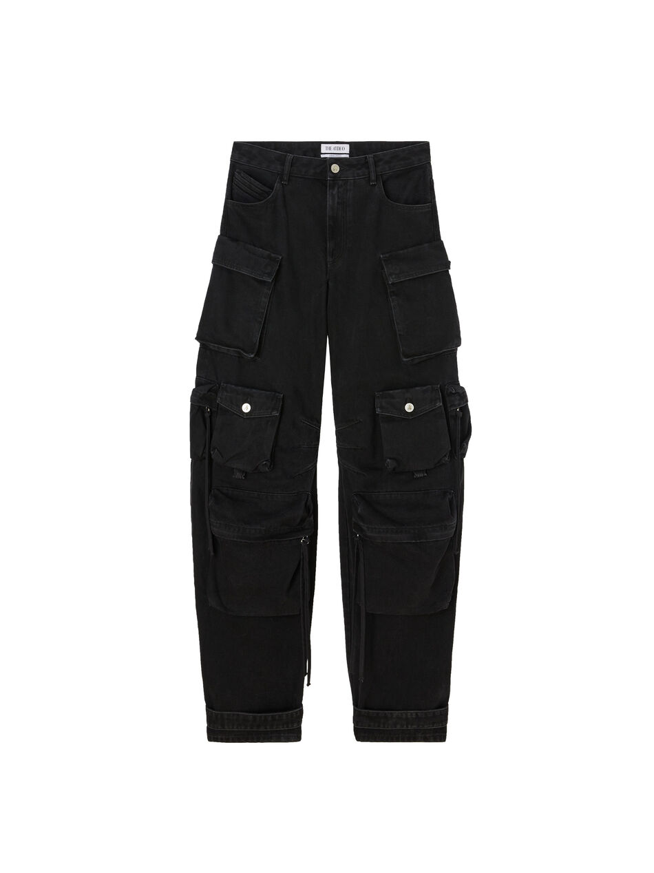 THE ATTICO ''Fern'' black long pants Black 250WCP00084DDD066AA100