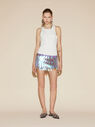 THE ATTICO Opalescent Mini skirt Opalescent 246WCS222H181703