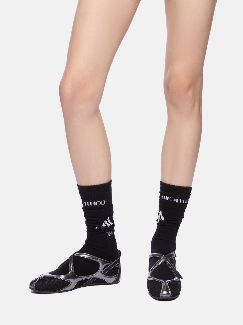 THE ATTICO ''Floor 01'' ballerina flat black Black 250WSH00871MIX024AA100