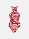 THE ATTICO Red and milk one piece Red/milk 243WBB04PA14649