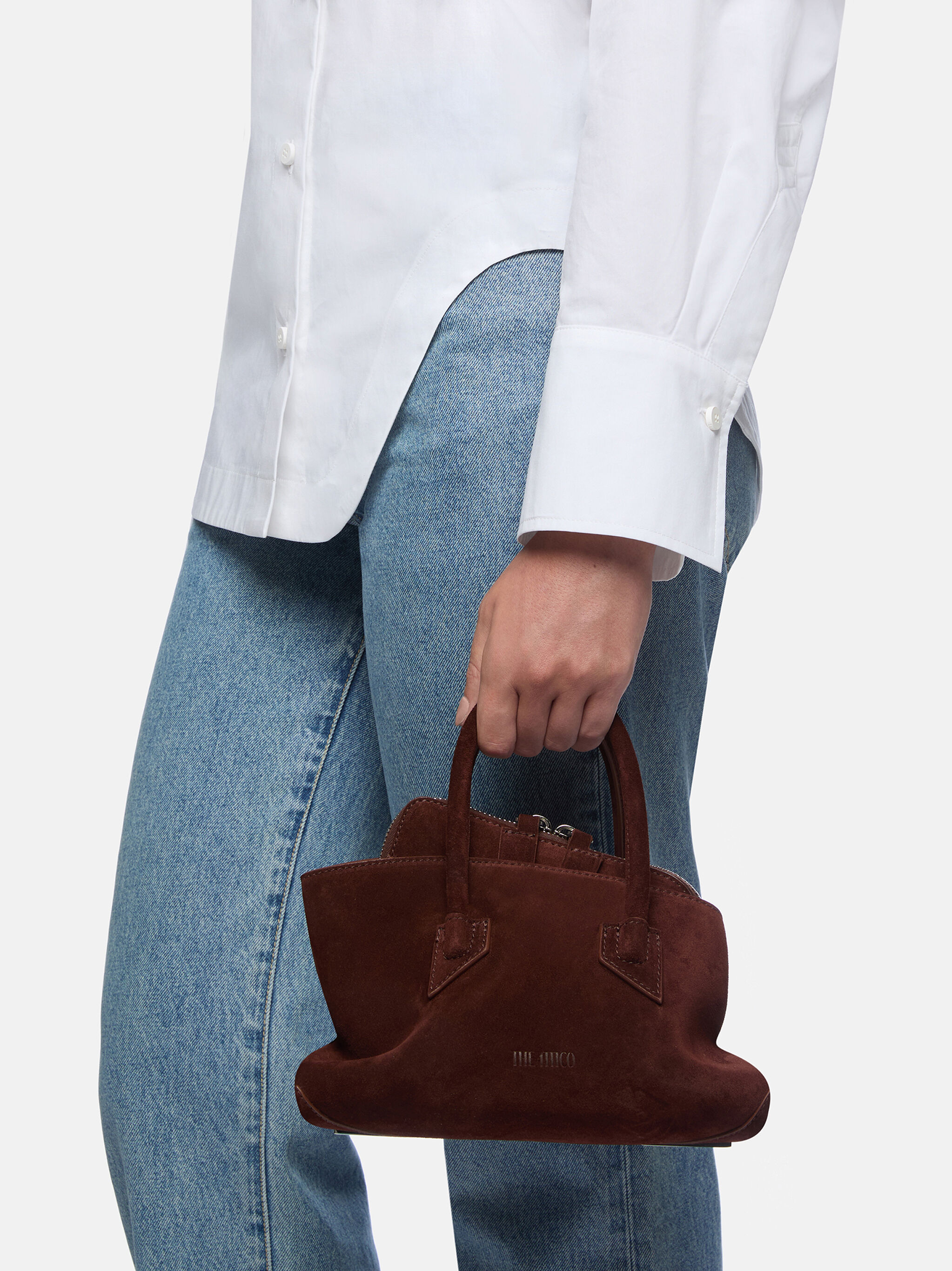 La Passeggiata Mini'' light chocolate top handle for Women | THE