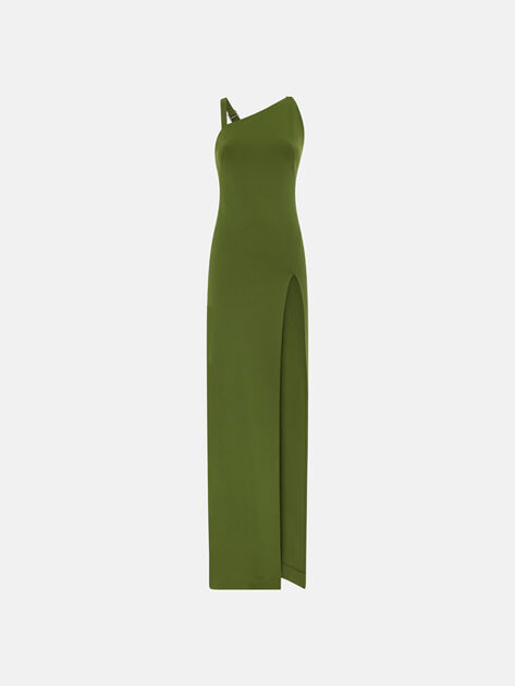 THE ATTICO Green long dress GREEN 260WCW00261VVP002AA017
