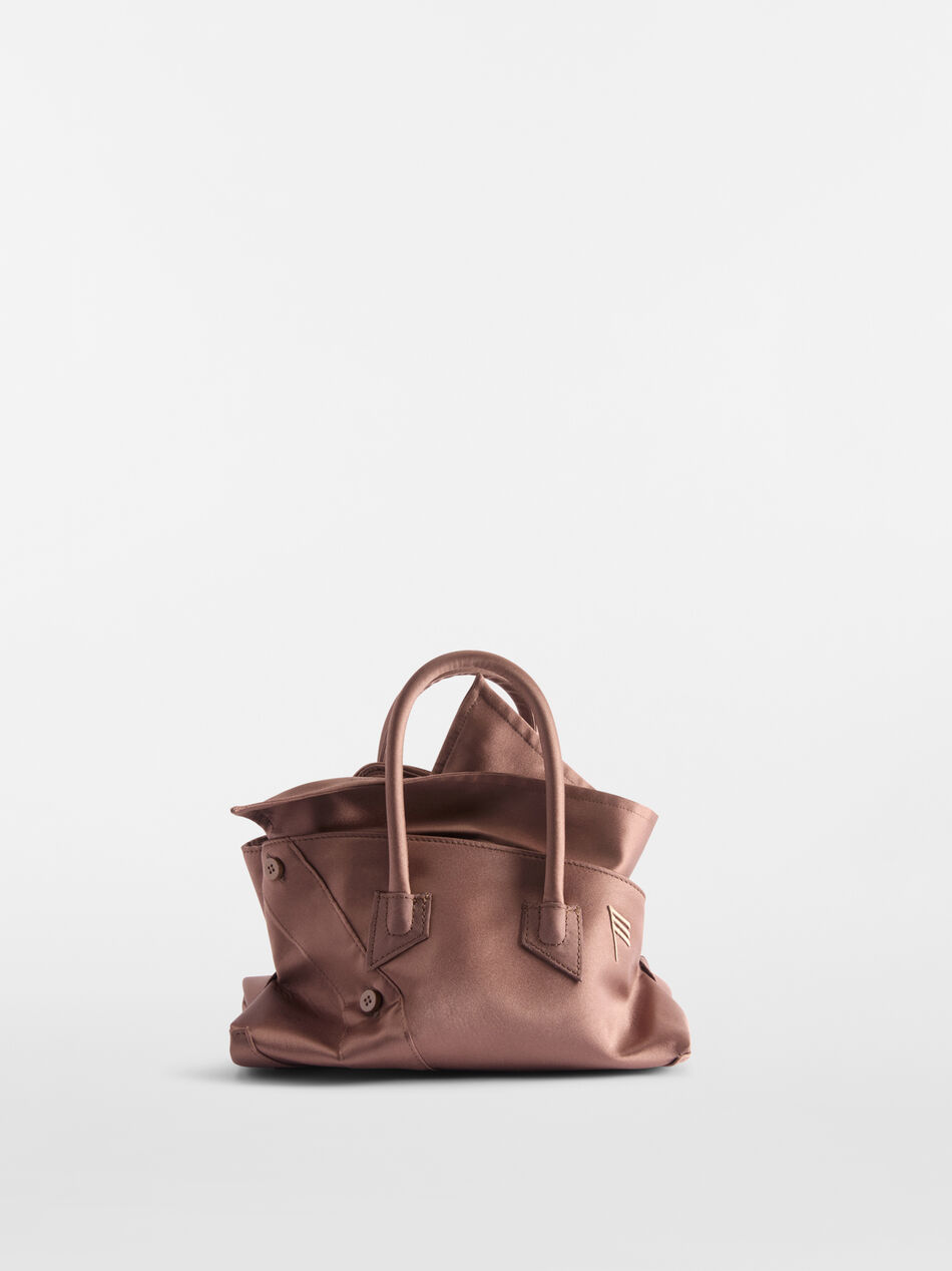 THE ATTICO ''La Passeggiata Mini'' Faded Brown Top Handle FADE BROWN ATTWAH00063EEE106PW126