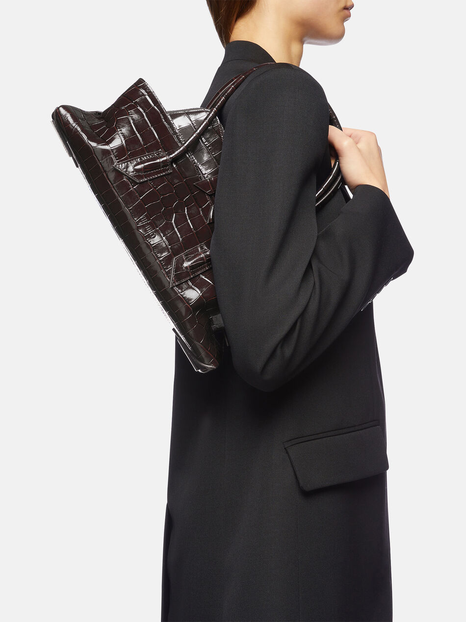 THE ATTICO ''La Passeggiata Small'' coffee top handle COFFEE 251WAH00058LBT021PR207