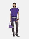 THE ATTICO ''Fay'' purple mini skirt PURPLE 236WCS136D059035