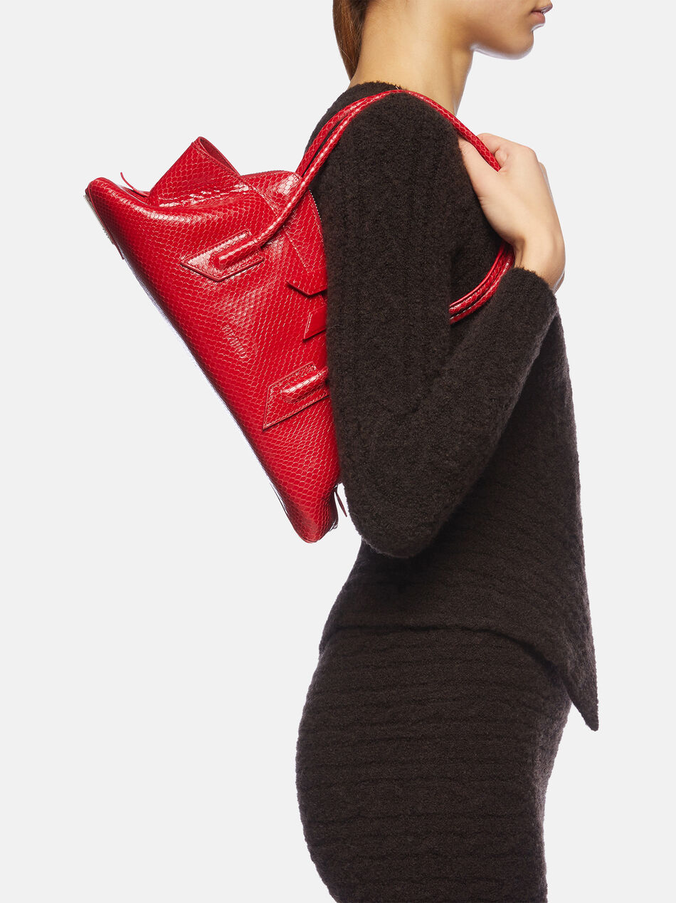 THE ATTICO ''La Passeggiata Small'' red top handle RED 250WAH00058LBT003PR010