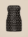 THE ATTICO Black mini dress BLACK 246WCA302L096T100