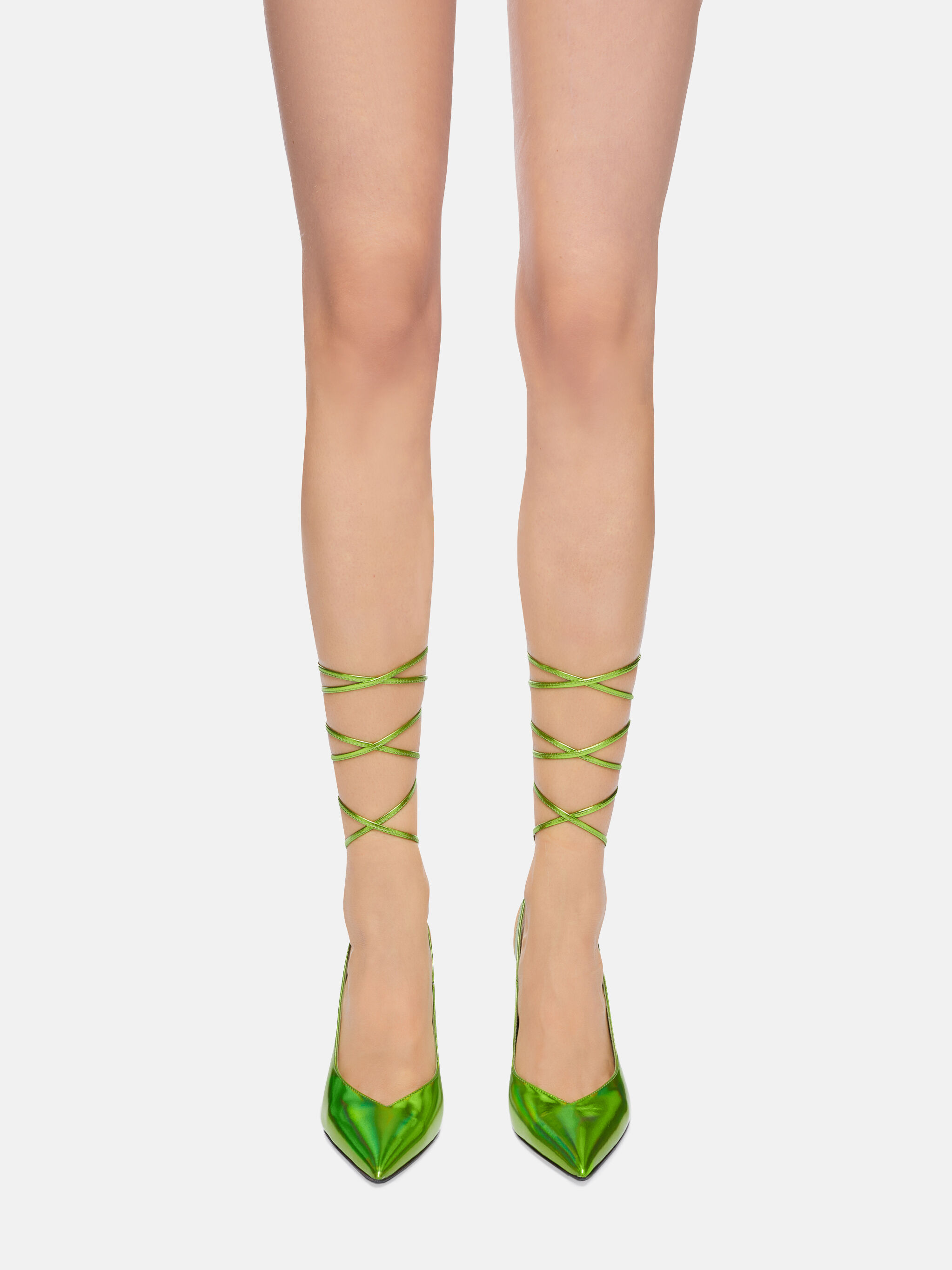 Buy Neon Green Heeled Sandals for Women by Sneak-a-Peek Online | Ajio.com
