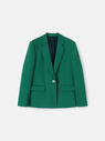 THE ATTICO ''Bianca'' emerald blazer EMERALD 236WCG25W041028
