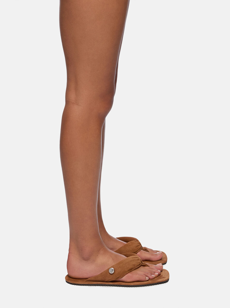 THE ATTICO ''Indie'' pale brown flat thong Pale brown 250WSH00797LBT007AA994