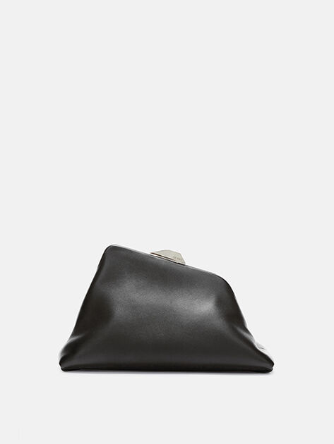 THE ATTICO ''Day Off'' black shoulder bag BLACK 246WAH49L001100