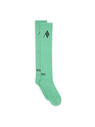 THE ATTICO Light green and black short socks  231WAK02C030413