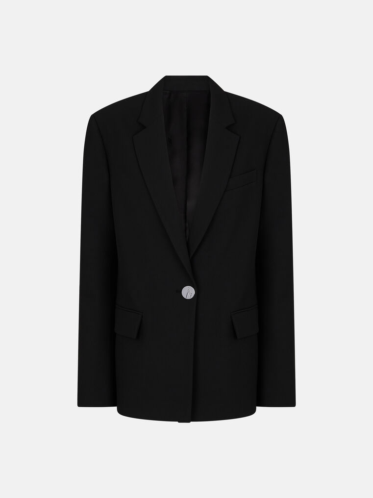 Attico Glen Blazer In Black