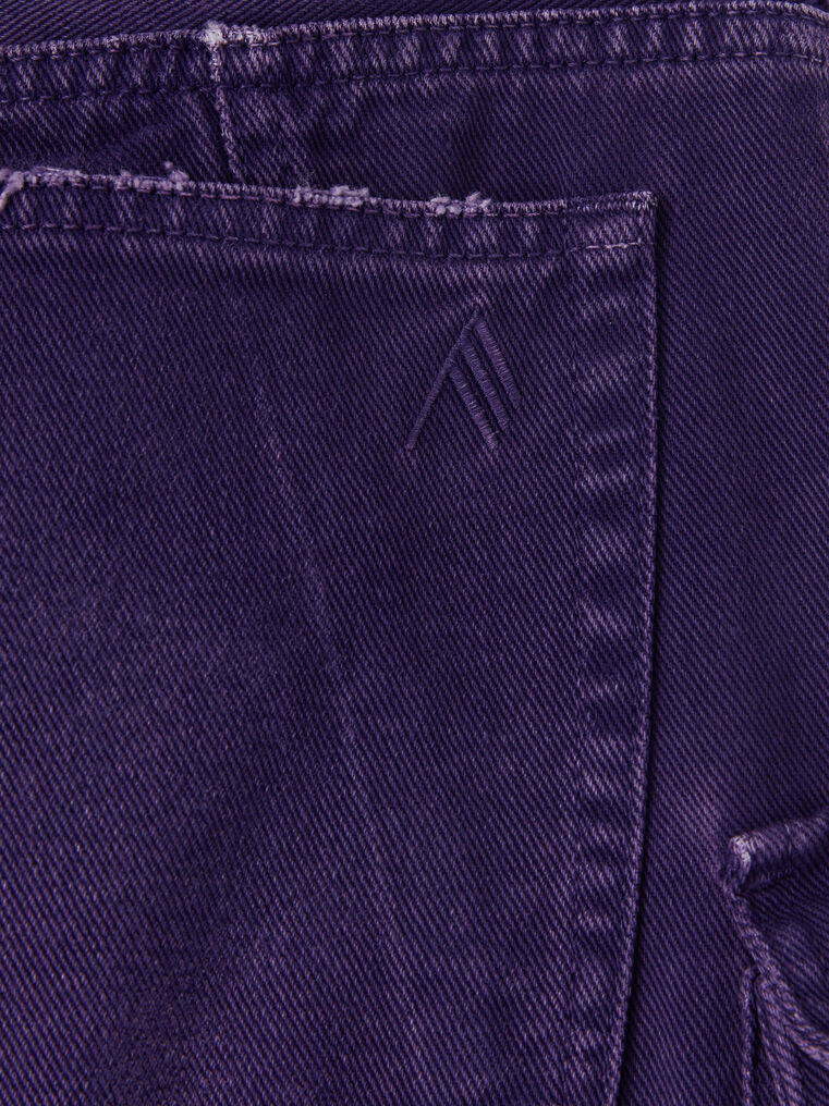 Shop Attico ''fern'' Purple Long Pants