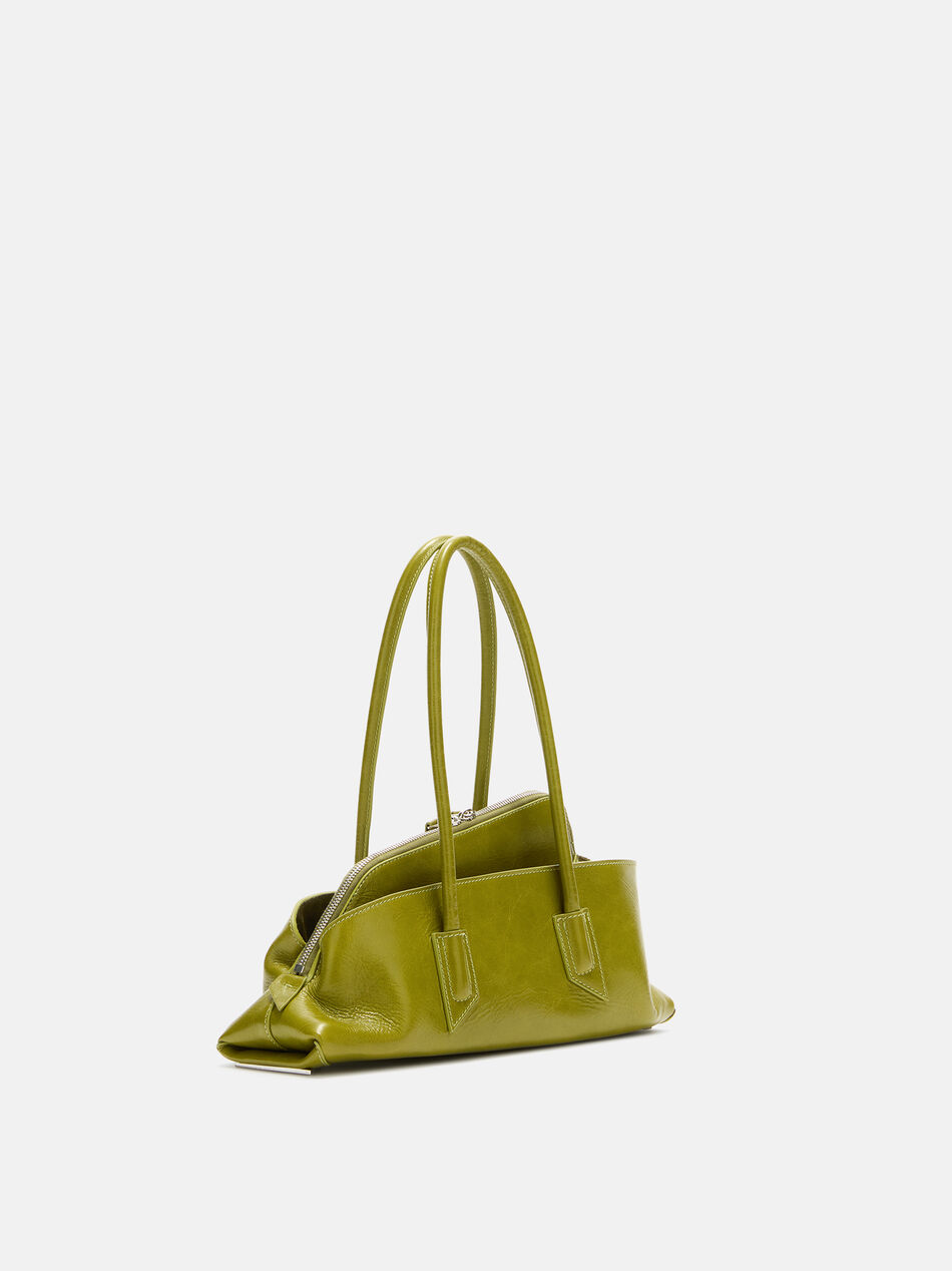 THE ATTICO ''La Passeggiata Small'' olive top handle OLIVE 260WAH00058LBT110AA124